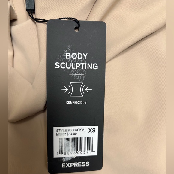 Express Tan Shapewear Bodysuit - Picture 6 of 7